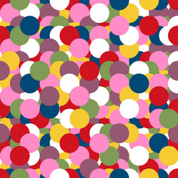 abstract geometric seamless pattern with circles vector image