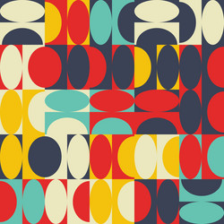 minimal geometric pattern design vector image