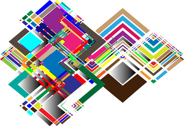 noise glitch concept abstract colorful random vector image