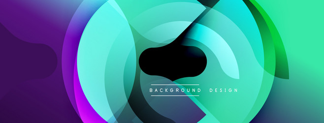 abstract vibrant layers create dynamic circular vector image