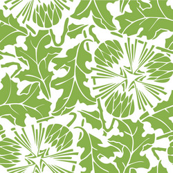 Greenery dandelion seamless pattern background vector