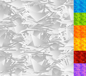 random pattern chaotic rough texture set of 7 vector image