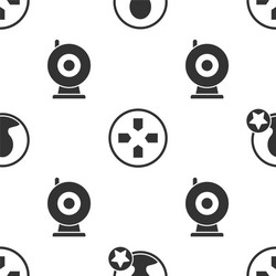 set premium create account screen gamepad and web vector image