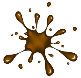 Choco ink blob blot splash symbol icon design vector