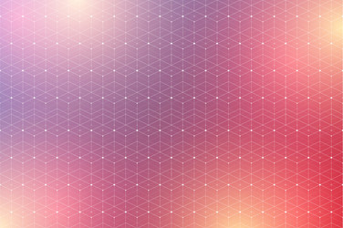 geometric pattern with connected lines and dots vector image