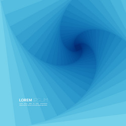 techno abstract background with spiral and twist vector image