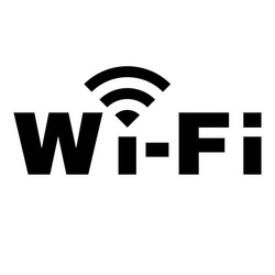 Wifi symbol icon wireless local area networking vector