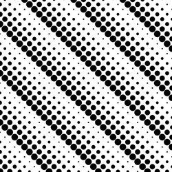 Dynamic Halftone Dots - Diagonal Arrow vector image