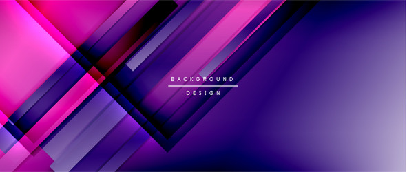 dynamic lines on fluid color gradient trendy vector image