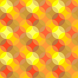 seamless pattern of colored circles vector image