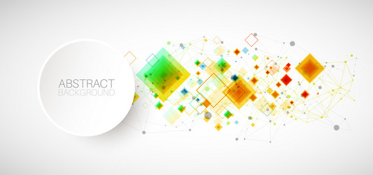 abstract background with plexus effect vector image