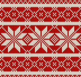 abstract pattern with seamless knitted texture vector image