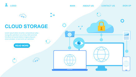 concept accessing to files and data vector image