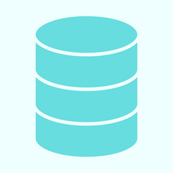 database icon simple minimal 96x96 pictograph vector image