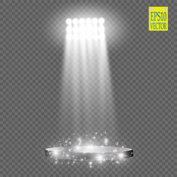 Spotlight light Royalty Free Vector Image - VectorStock