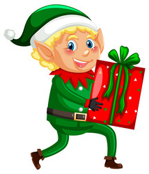 Christmas elf Royalty Free Vector Image - VectorStock