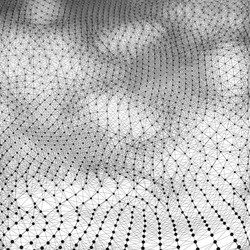 network background connection structure 3d grid vector image