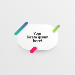 Dynamic and colorful template for advertising vector