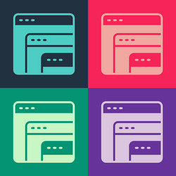 pop art software web developer programming code vector image