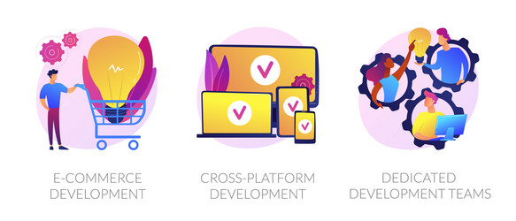 Web Development & Software Concepts vector