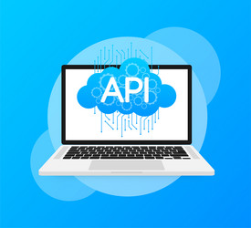 3d api for web design flat vector image