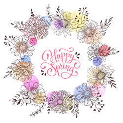 spring time greeting card Vector Image