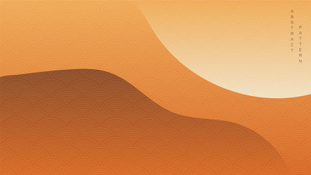 abstract art background with curve elements vector image