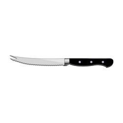 fork knife cartoon vector