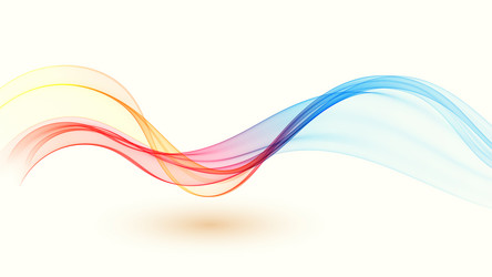 spectrum wave color abstract transparent flow vector