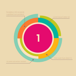 web design template lines in perspective vector image