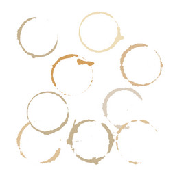 Coffee Stain Set Royalty Free Vector Image - VectorStock