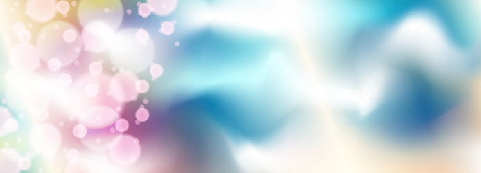 bokeh on a colorful gradient background vector image