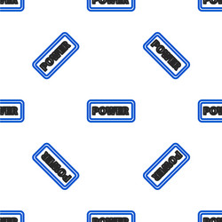 Line power button icon isolated seamless pattern vector