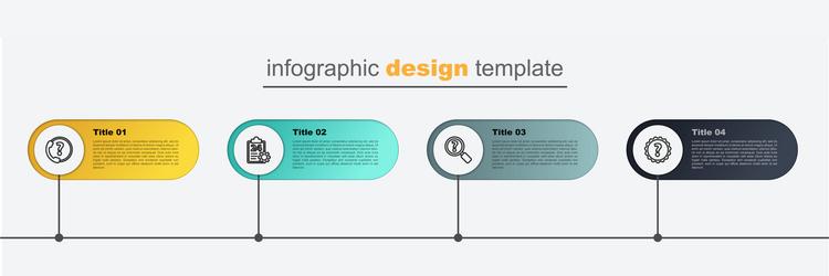 set line question mark unknown search checklist vector image