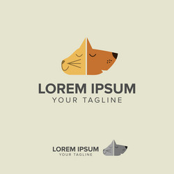 Pet Shop Animal Logo - Modern & Cute Vector Image