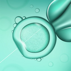 Germs Under Microscope Royalty Free Vector Image