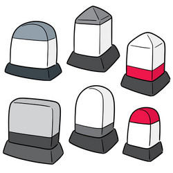 Set of milestone Royalty Free Vector Image - VectorStock