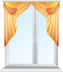 Window blind icon cartoon style vector