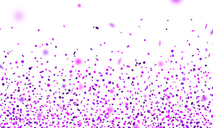 purple flying confetti holiday background vector