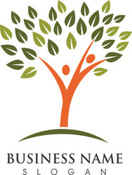 Nature logo Royalty Free Vector Image - VectorStock