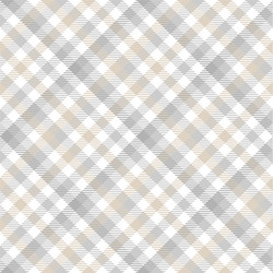 tartan seamless pattern background in pastel grey vector