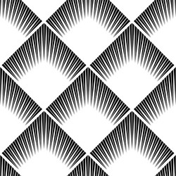 Art deco pattern black white background Royalty Free Vector
