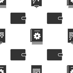 Set clipboard with graph chart user manual vector