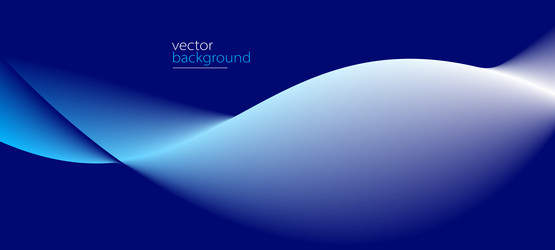 smooth flow of wavy shape with gradient abstract vector image