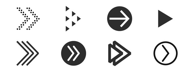swipe up slide arrow button scroll ui icon vector image