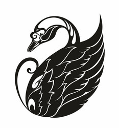 swan logo vector