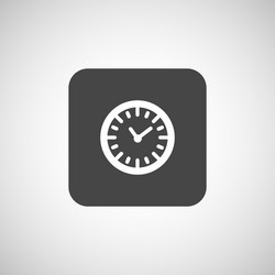Aperture shutter lens clock watch time logo Vector Image