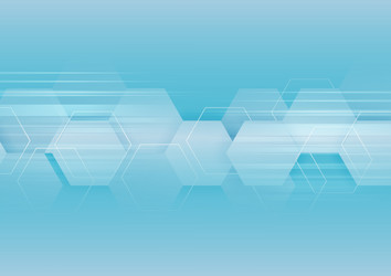 abstract cube hexagon shape background digital vector image