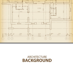 architecture blueprint background fragment vector image