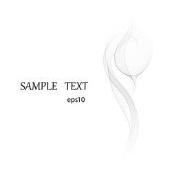 futuristic abstract background with smooth swoosh vector image